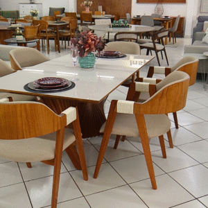 Mesa de Jantar 6 Cadeiras