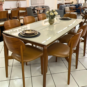 Mesa Retangular 8 Cadeiras