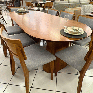 Mesa Retangular 8 Cadeiras