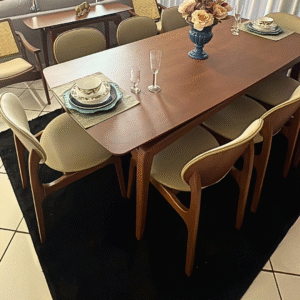 Mesa Retangular 6 Cadeiras